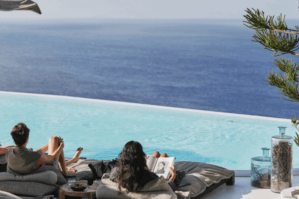 Luxe hotel op Mykonos met infinity pool: Myconian Utopia Relais / Salted Senses