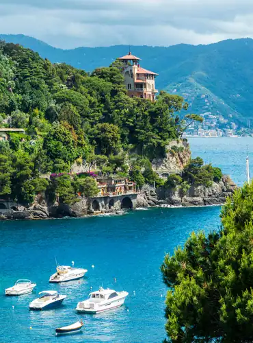 Uitzicht op Portofino Italië / Salted Senses
